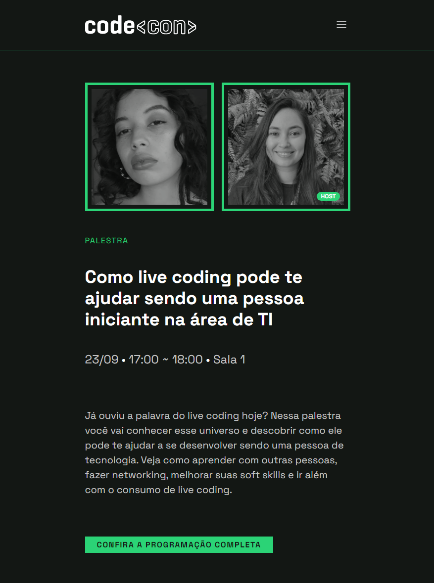 Como live coding pode te ajudar sendo uma pessoa iniciante na área de TI